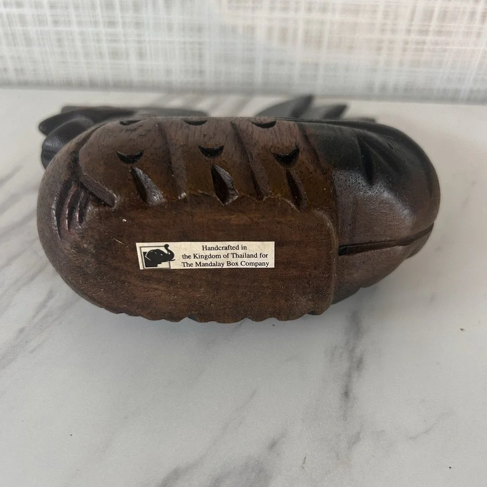 Handcrafted Carved Mandalay Box Co. 6